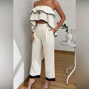 Shein 2 piece top/pant set